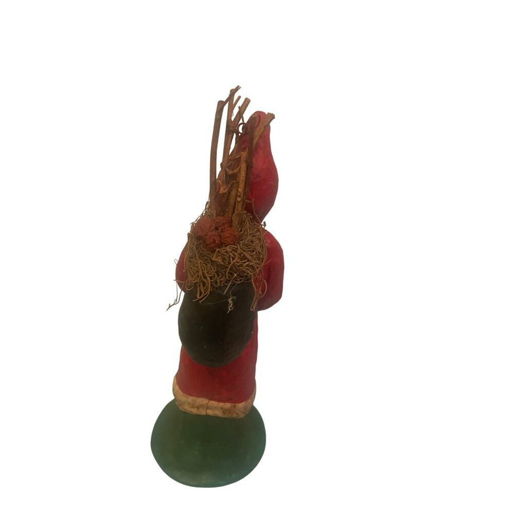 Vintage Primitive Santa Claus Multicolor Folk Art Collection Decor Holiday - Picture 4 of 16